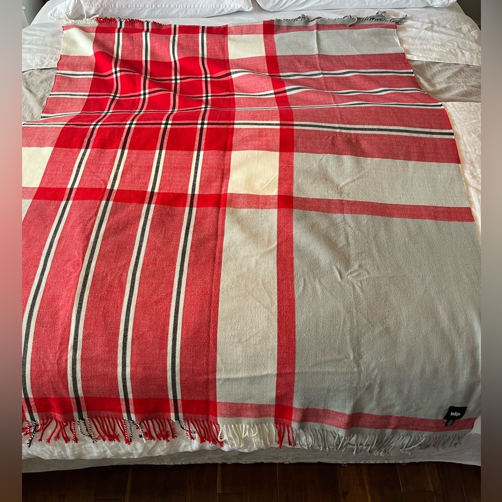 Indigo throw blanket - Picture 4 of 5